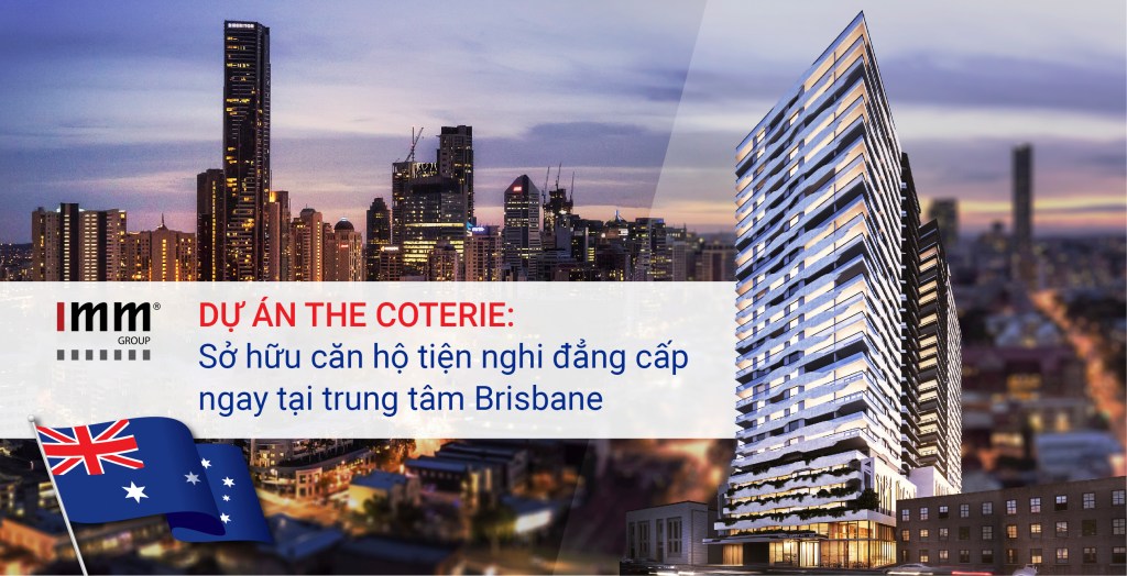 Dự án The Coterie: Sở hữu căn hộ tiện nghi đẳng cấp ngay tại trung tâm Brisbane