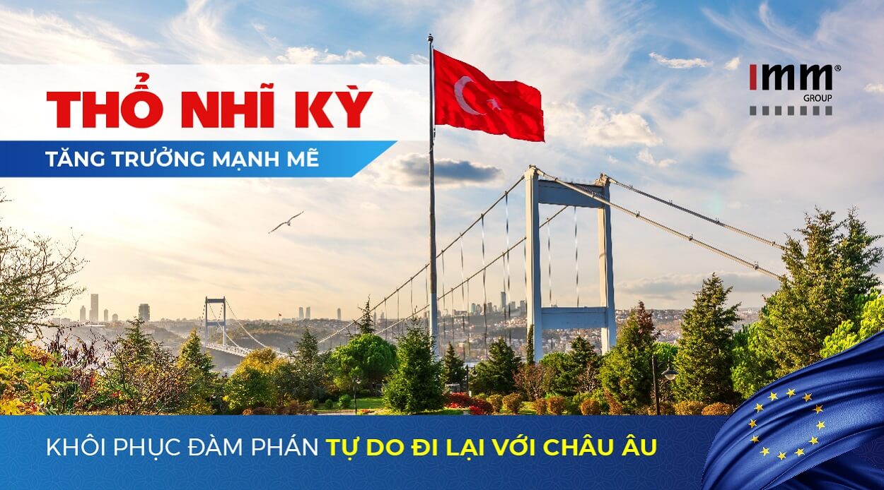 Thổ Nhĩ Kỳ tăng trưởng mạnh mẽ, khôi phục đàm phán tự do đi lại với châu Âu