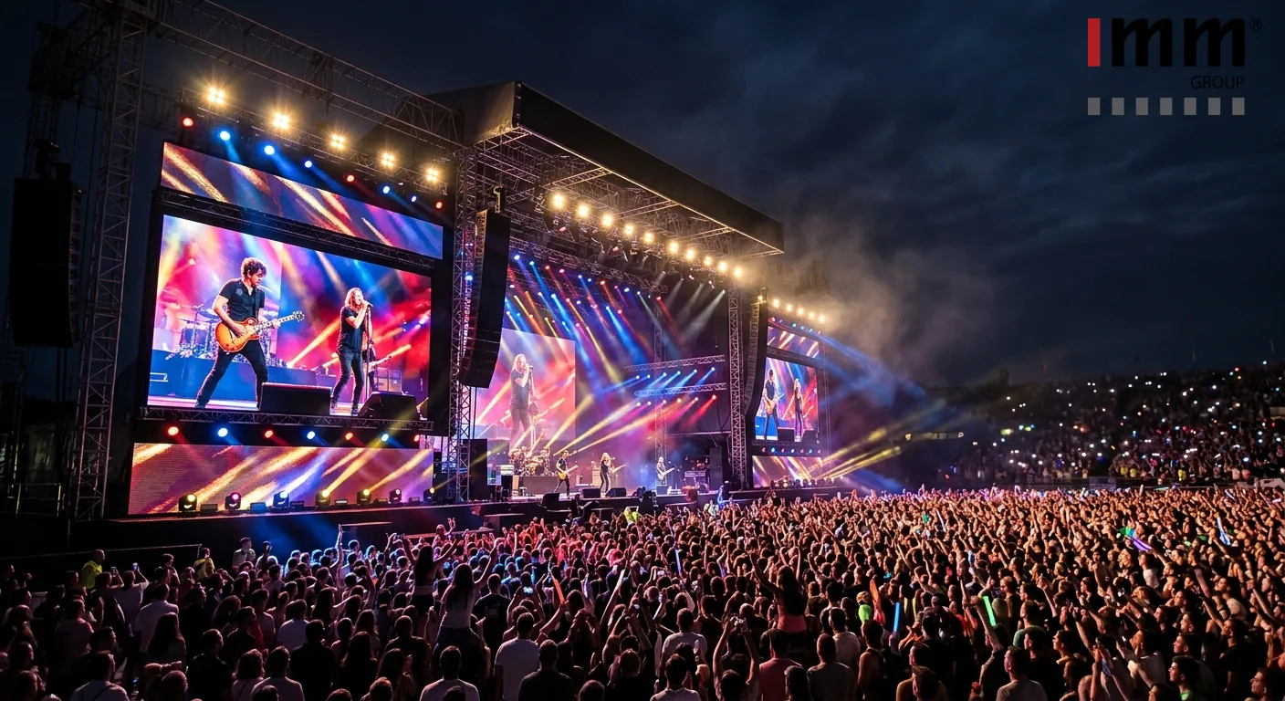 Performance on the Thunder Ridge stage at the July 21, 2024 music event