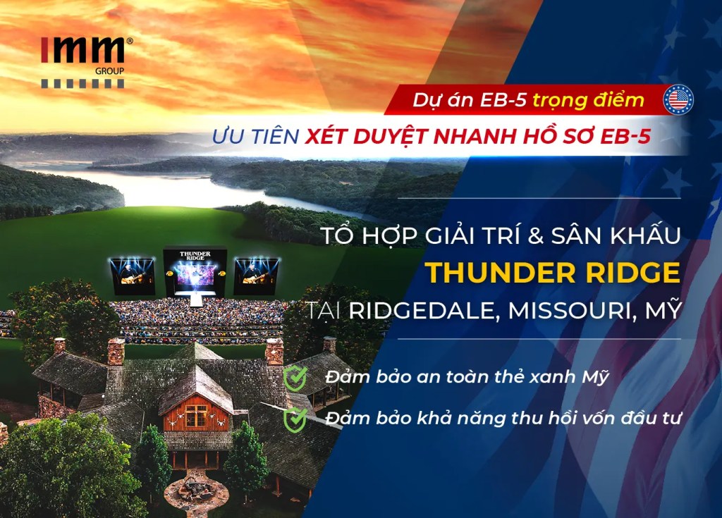 Dự án EB-5 rural Tổ hợp giải trí & sân khấu Thunder Ridge