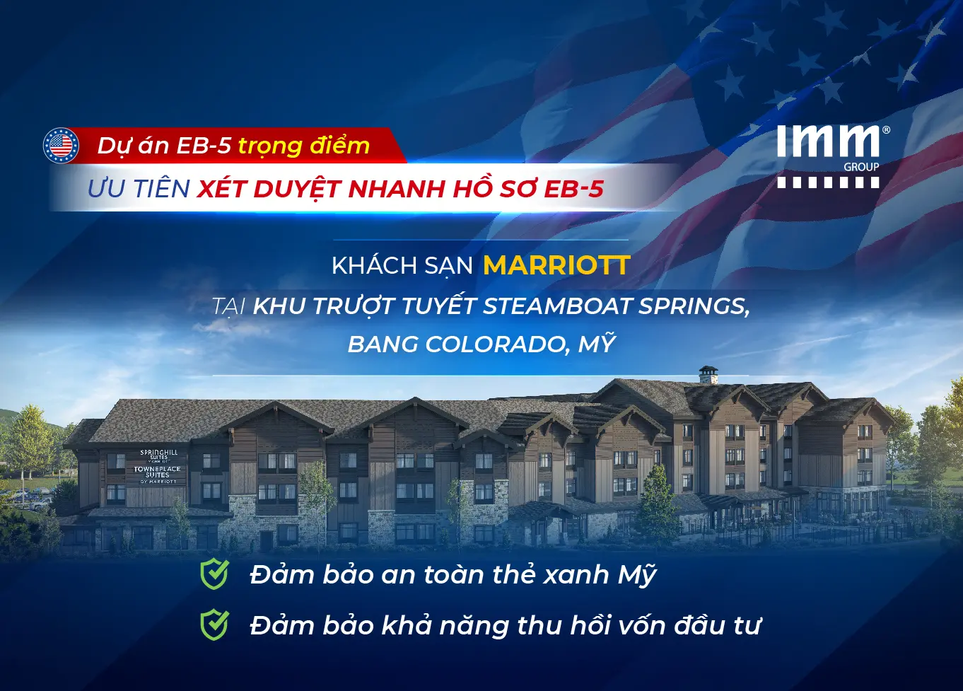 Dự án EB-5 trọng điểm | Khách sạn Marriott tại khu trượt tuyết Steamboat Springs