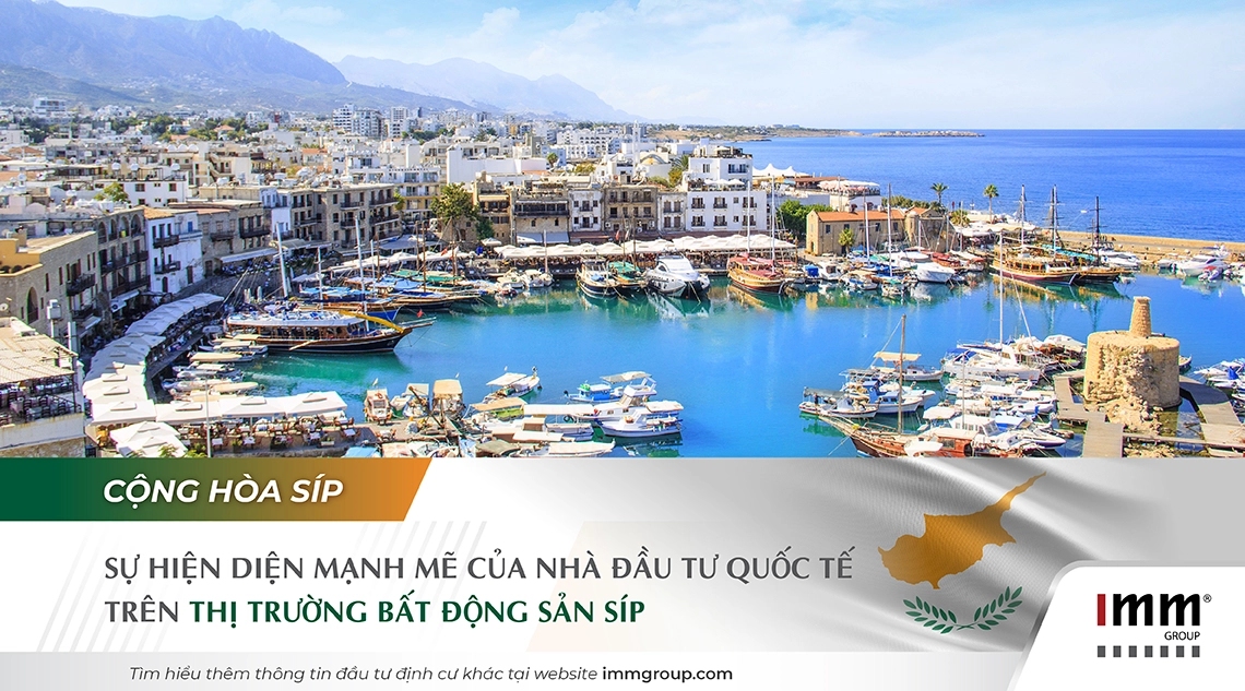 Sự hiện diện mạnh mẽ của nhà đầu tư quốc tế trên thị trường bất động sản Síp