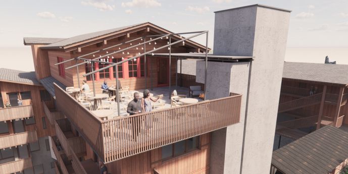 Hình mô phỏng dự án Aspen Mountain