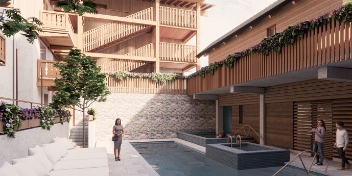 Hình mô phỏng dự án Aspen Mountain