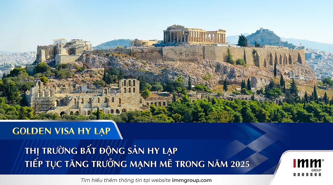 Thị trường bất động sản Hy Lạp tiếp tục tăng trưởng mạnh mẽ trong năm 2025