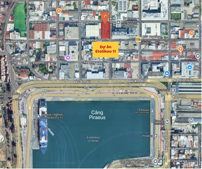 Vị trí chính xác của dự án Etolikou 11