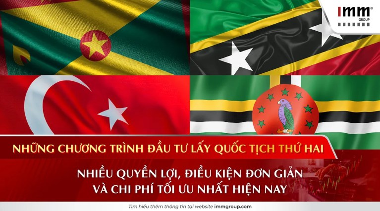 Những chương trình đầu tư lấy quốc tịch thứ hai nhiều quyền lợi, điều kiện đơn giản và chi phí tối ưu nhất hiện nay