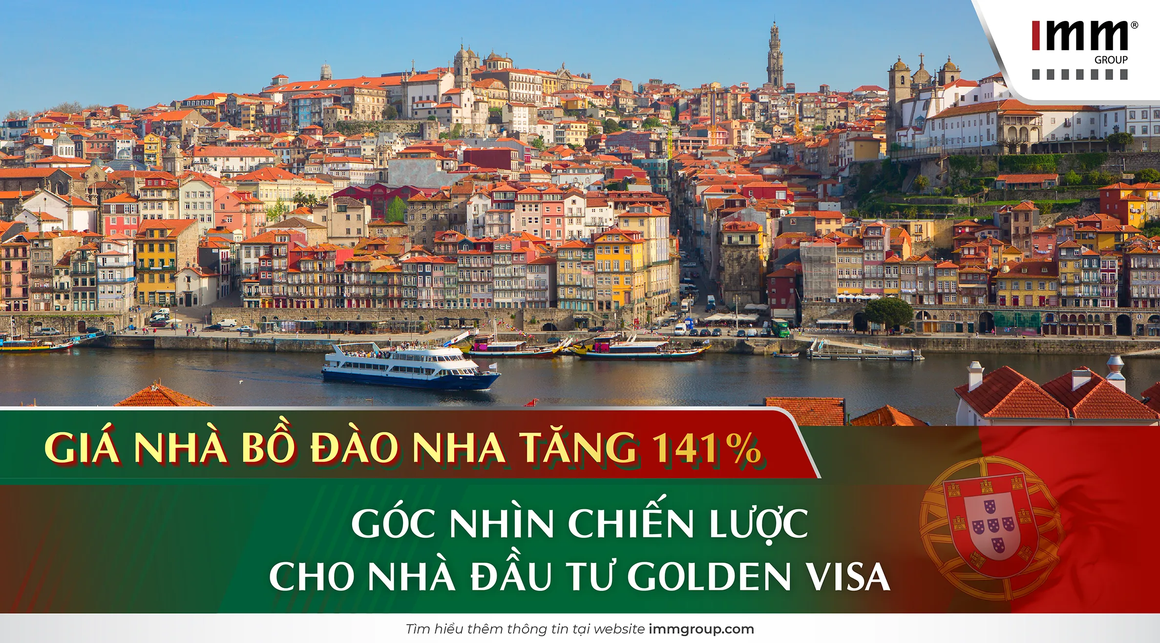 Giá nhà Bồ Đào Nha tăng 141%: Góc nhìn chiến lược cho nhà đầu tư Golden Visa