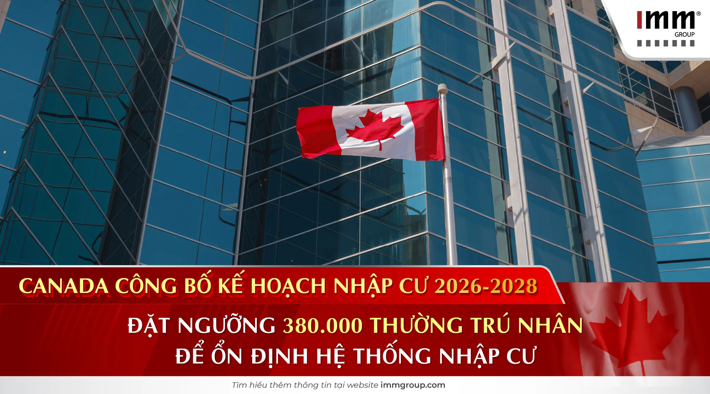 Canada công bố Kế hoạch Nhập cư 2026-2028: Đặt ngưỡng 380.000 Thường trú nhân để ổn định hệ thống nhập cư
