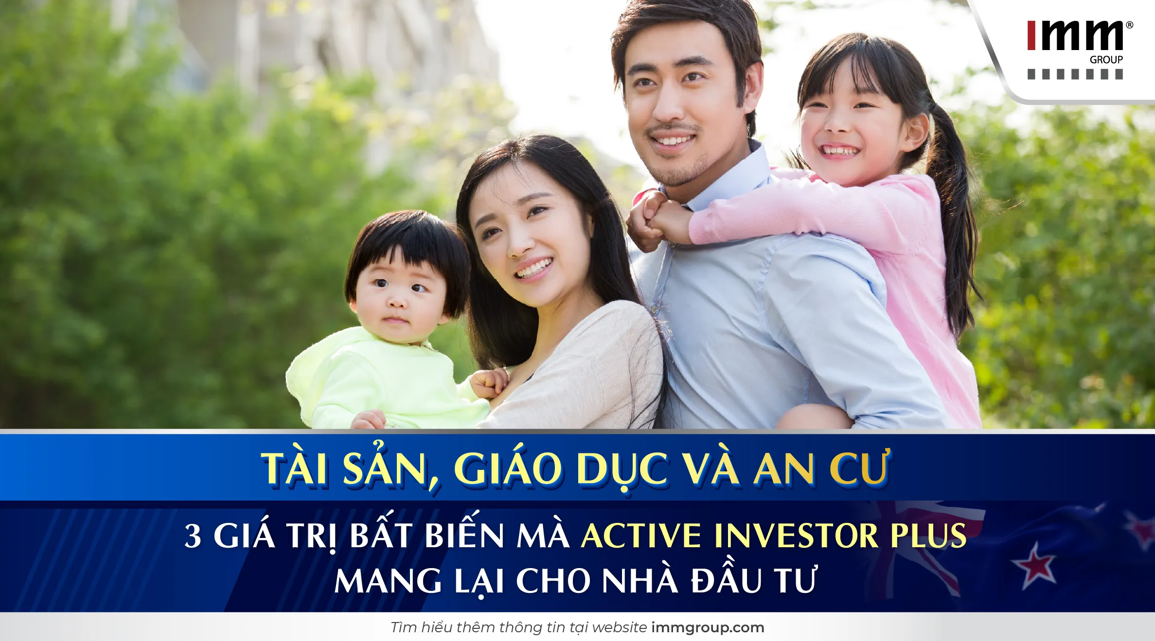 Tài sản, Giáo dục và An cư: 3 giá trị bất biến mà Active Investor Plus mang lại cho nhà đầu tư