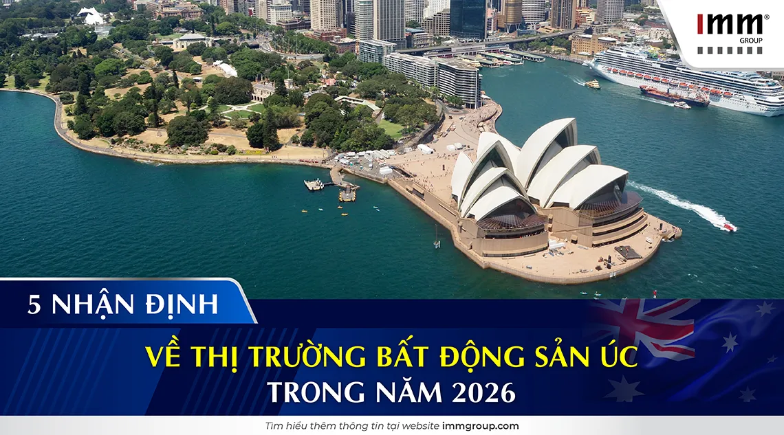 5 nhận định về thị trường bất động sản Úc trong năm 2026
