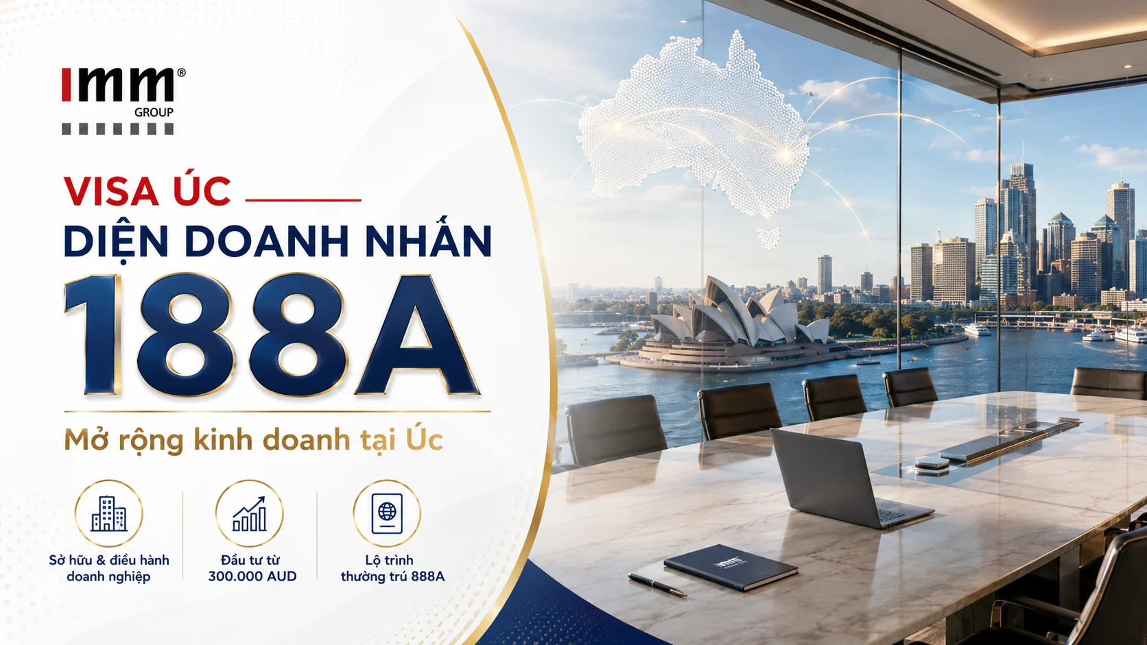 VISA ÚC DIỆN DOANH NHÂN 188A