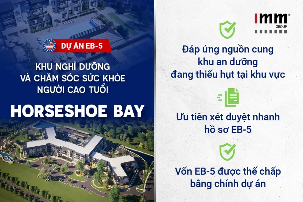 Dự án EB-5 | Khu nghỉ dưỡng và chăm sóc sức khỏe người cao tuổi Horseshoe Bay