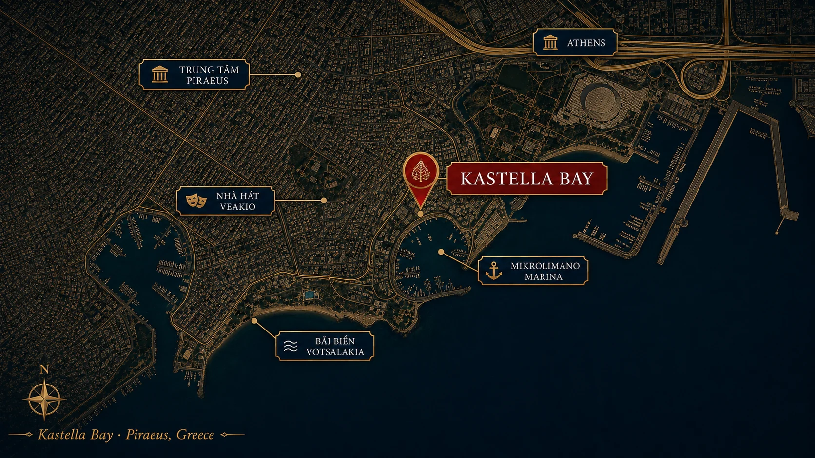 Vị trí Dự án Kastella Bay