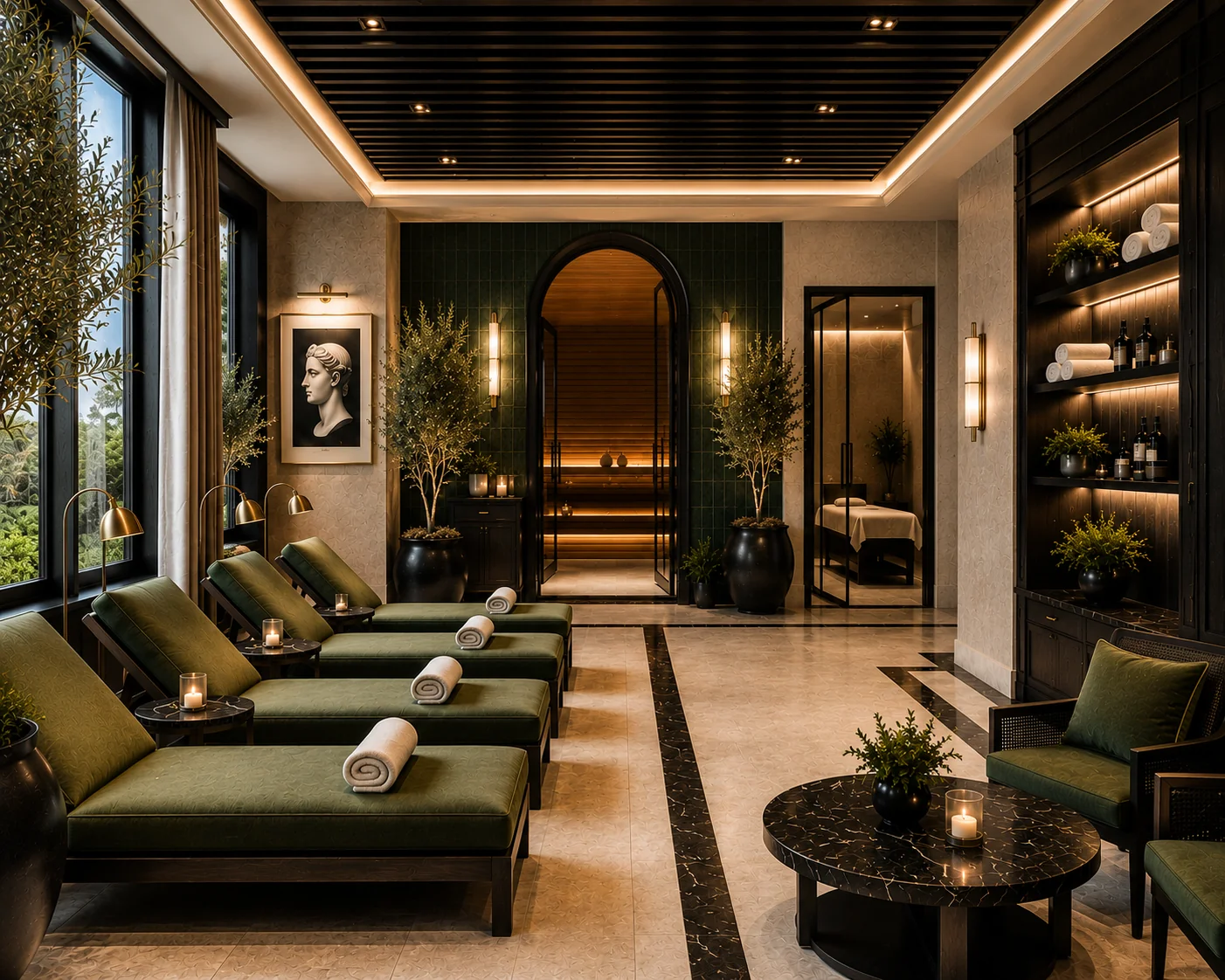 Khu spa retreat của Athena Arts House